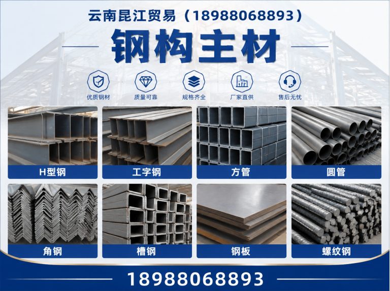 盘龙区H型钢展示图